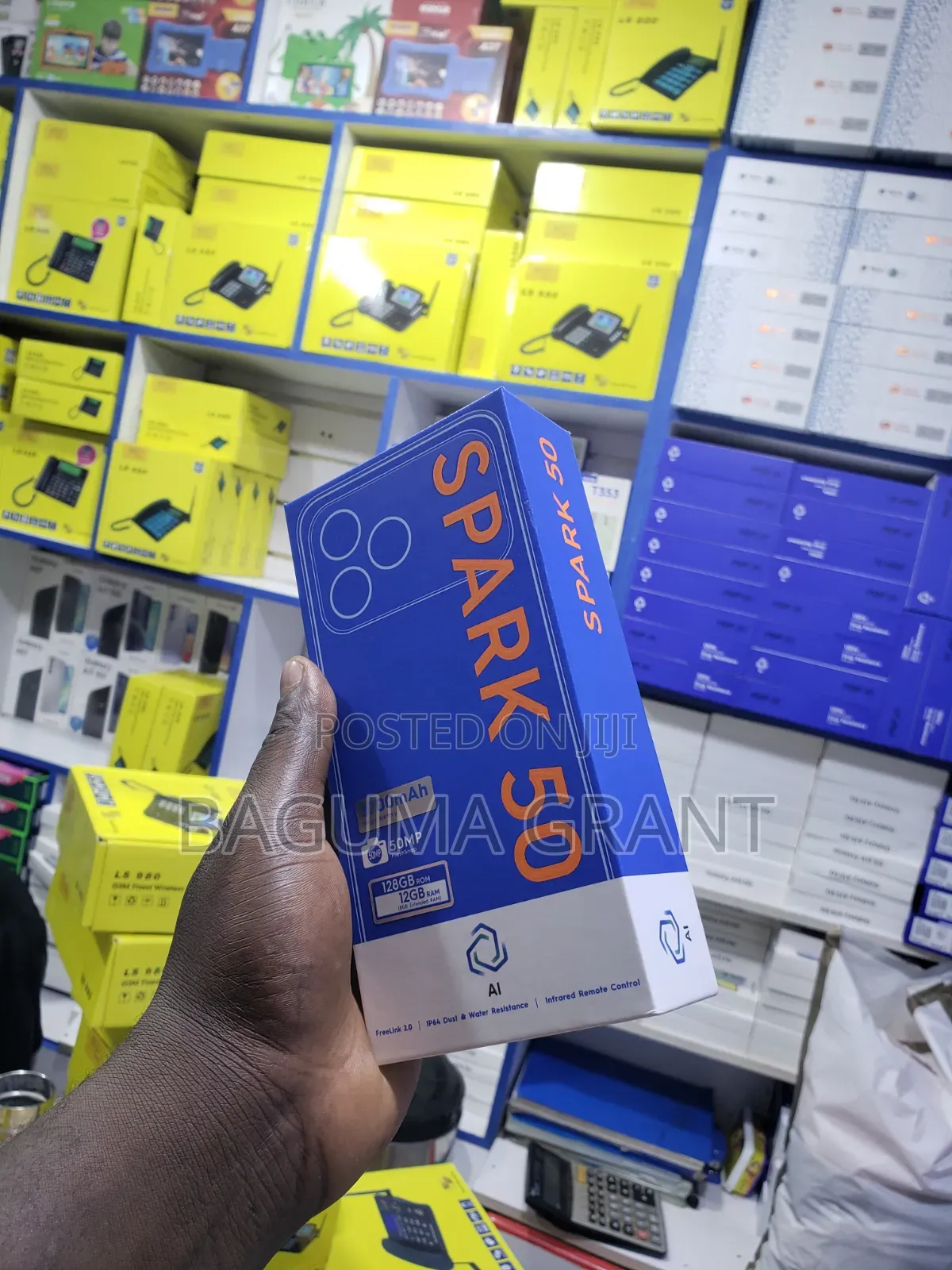 New Tecno Spark 50 128 GB Black