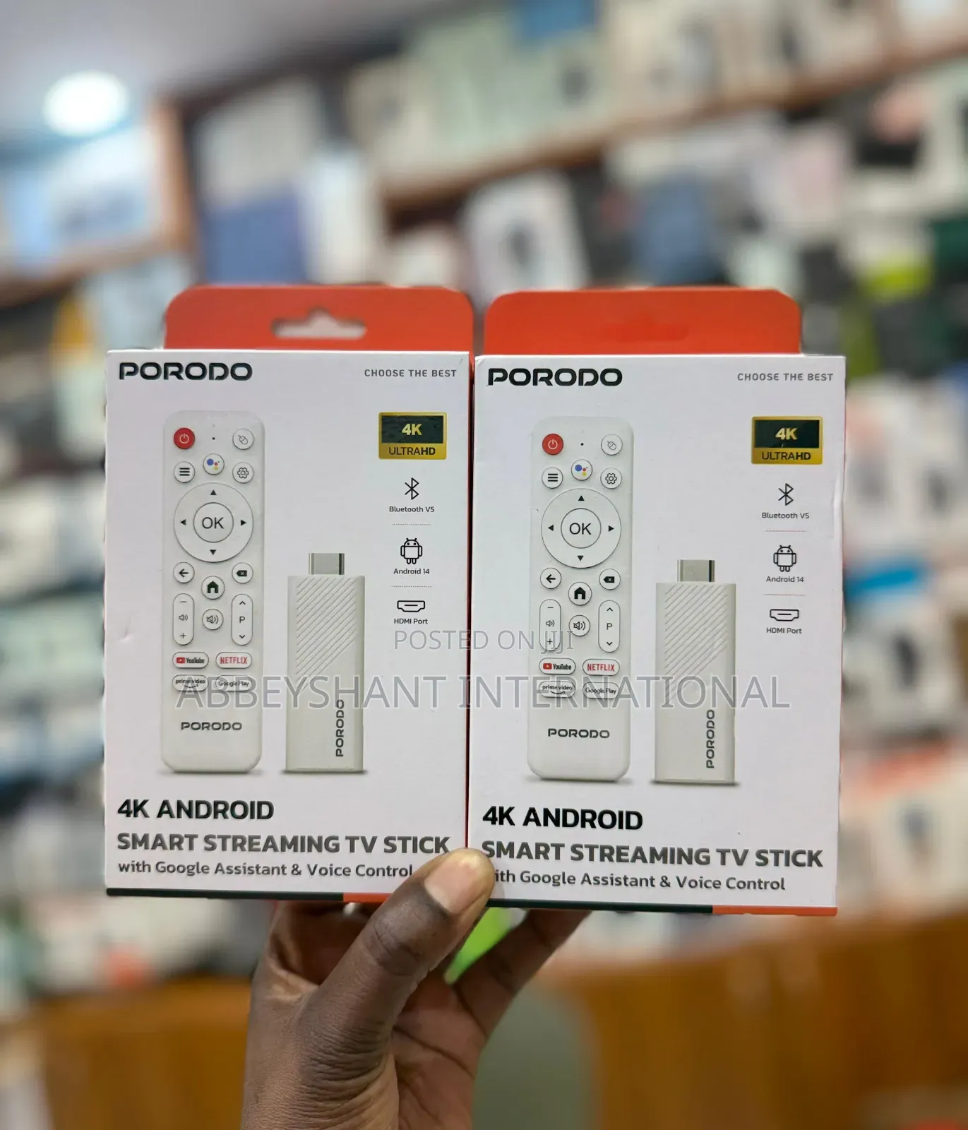Porodo Android Smart Streaming Tv Stick