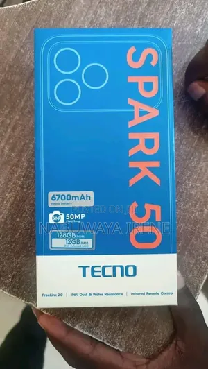 New Tecno Spark 50 128 GB Gray