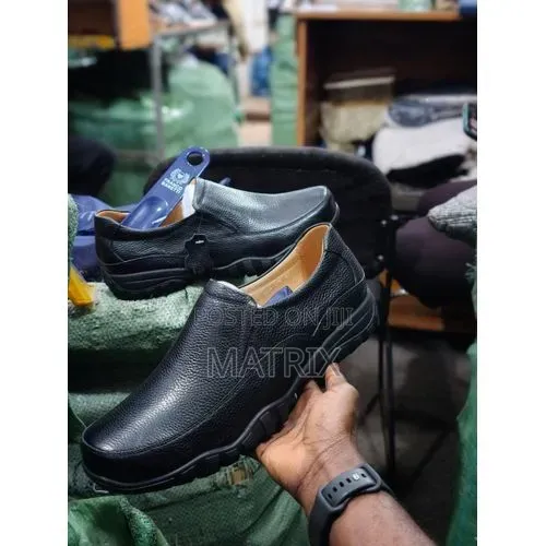 Urban Stride Comfort Slip-on Leather Shoes