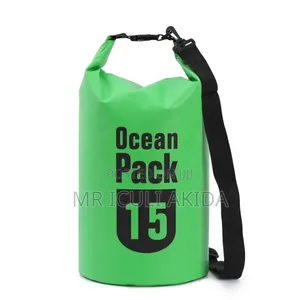 15ltr Waterproof Dry Roll Top Bags WTH Shoulder Strap Fr Easy Carrying