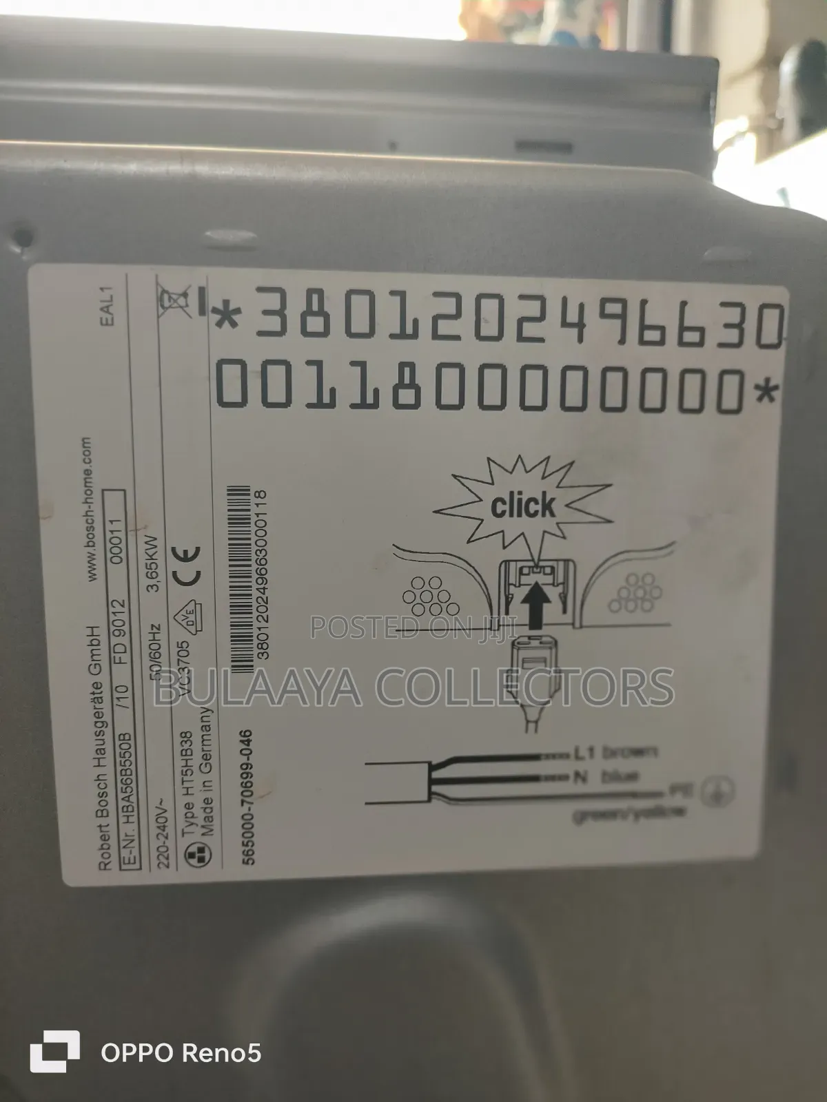 Uk Used Stainless Steel Bosch Built-in Oven, 60*60.