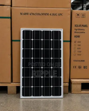 60w Monocrystalline Solar Panel for Home Lighting
