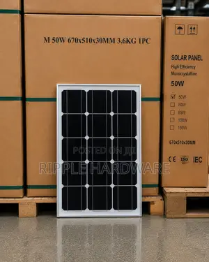 50w Solar Panel for Home Lighting Kampala