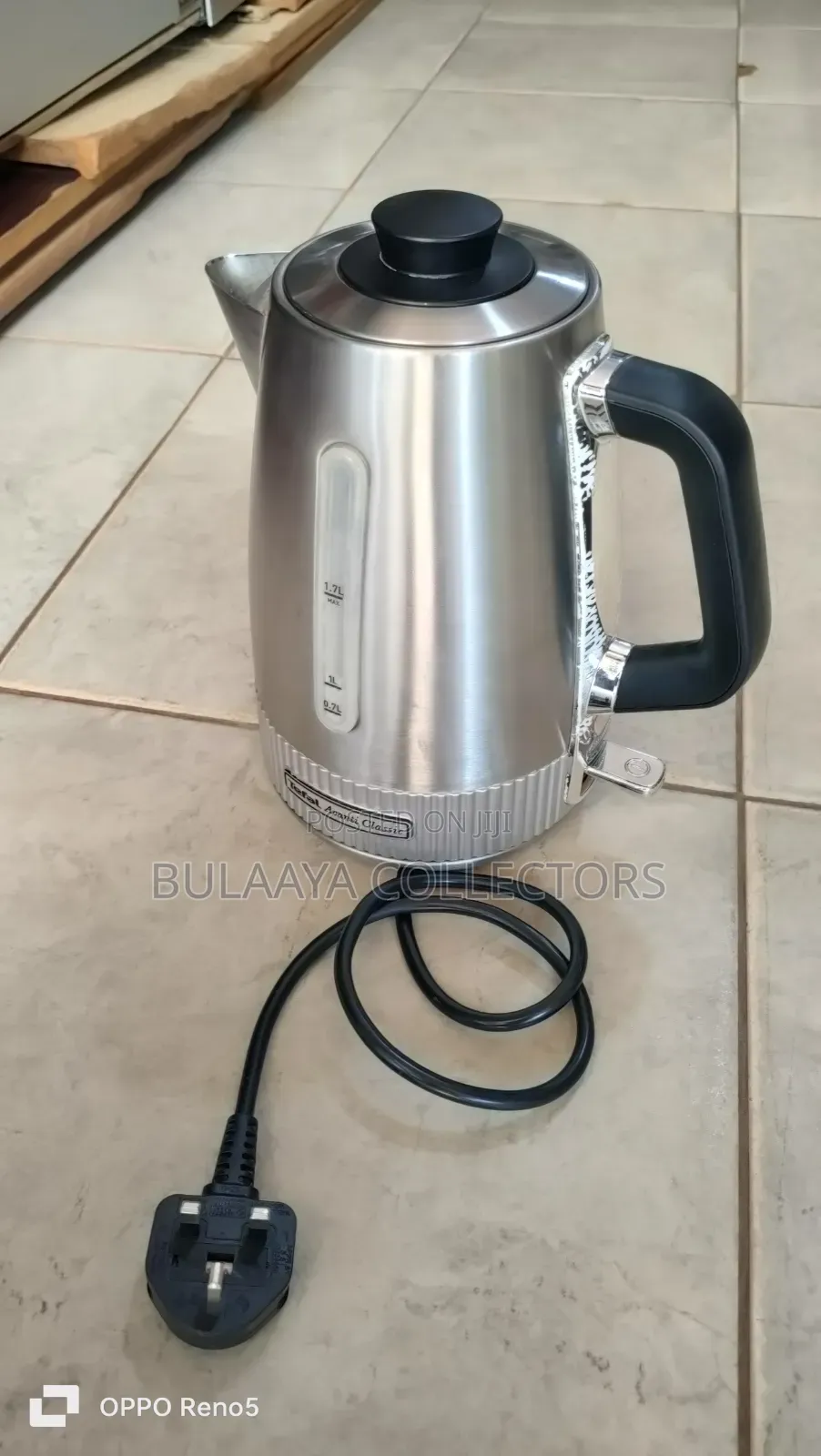 Uk Used Stainless Steel Tefal Avanti Classic Kettle, 1.7-L Capacity.