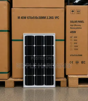 40w Solar Panel for Small Solar Lighting Systems Kampala