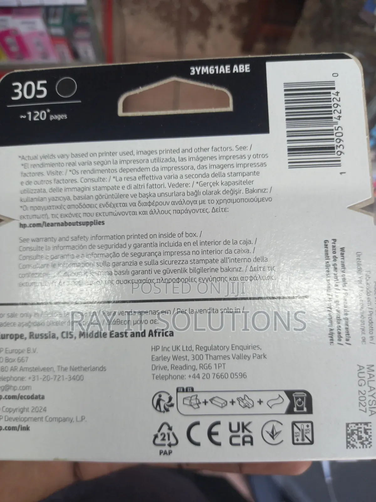 Hp 305 Ink Cartridges