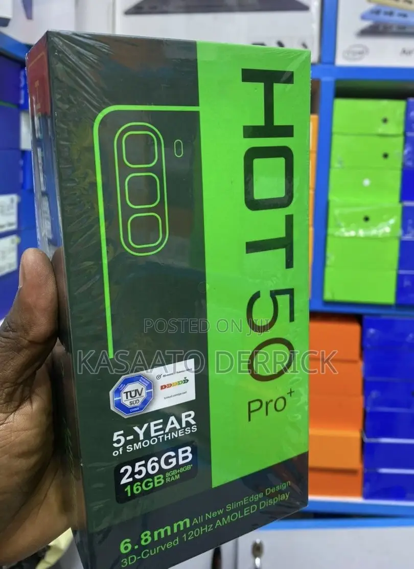New Infinix Hot 50 Pro+ 4G 256 GB Black