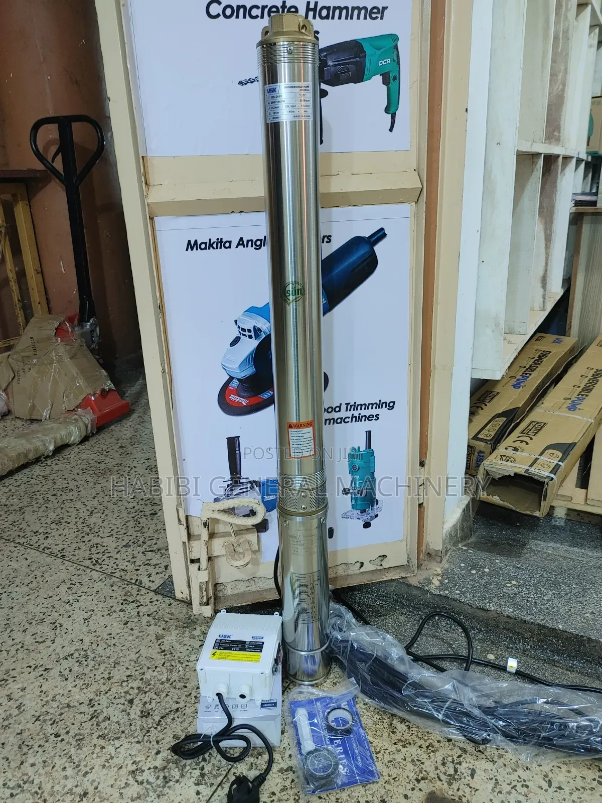 150m Submersible Electric Usk Water Pump
