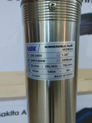 150m Submersible Electric Usk Water Pump