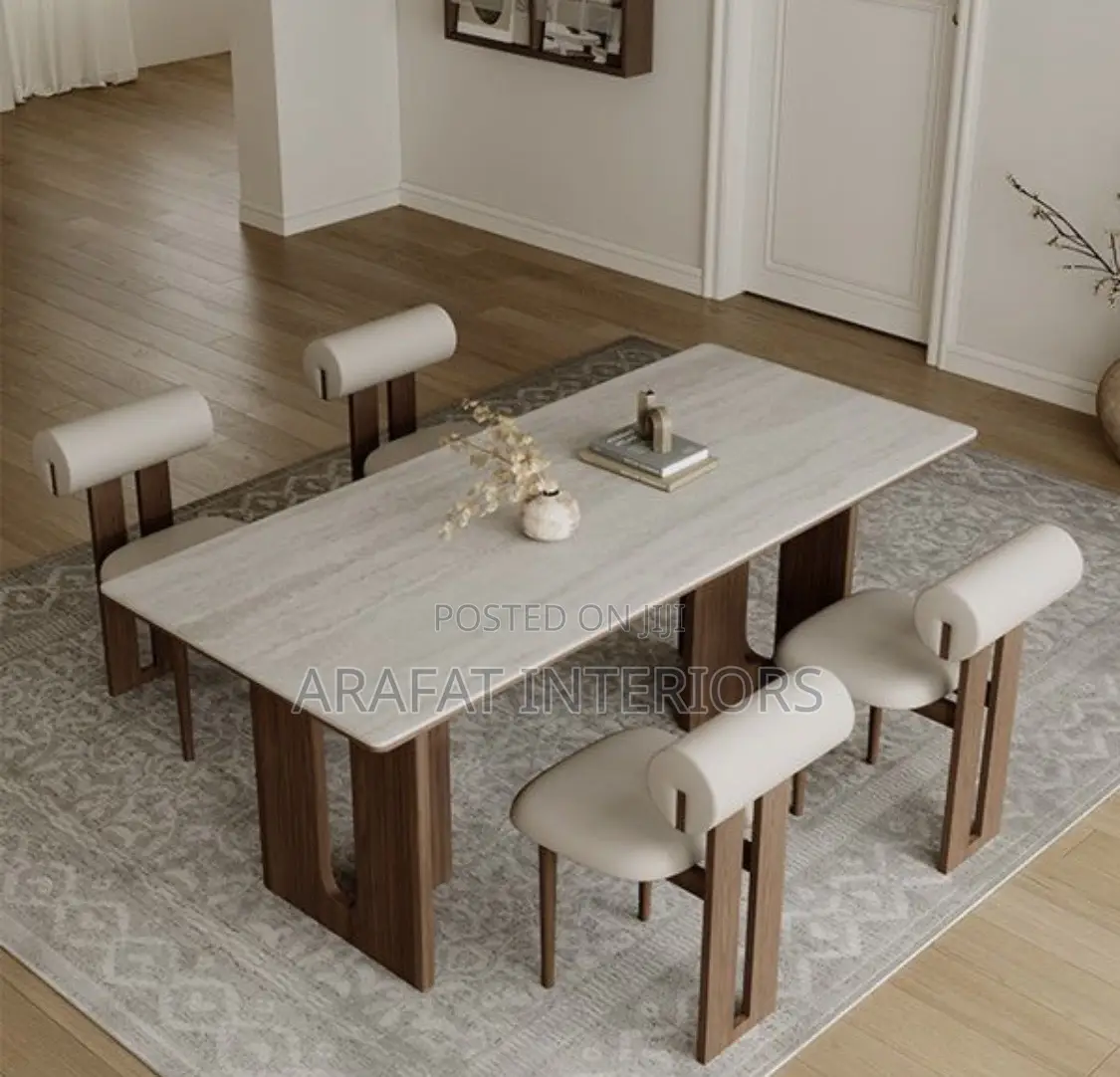 Contemporary Oak Dining Set - Glass Top