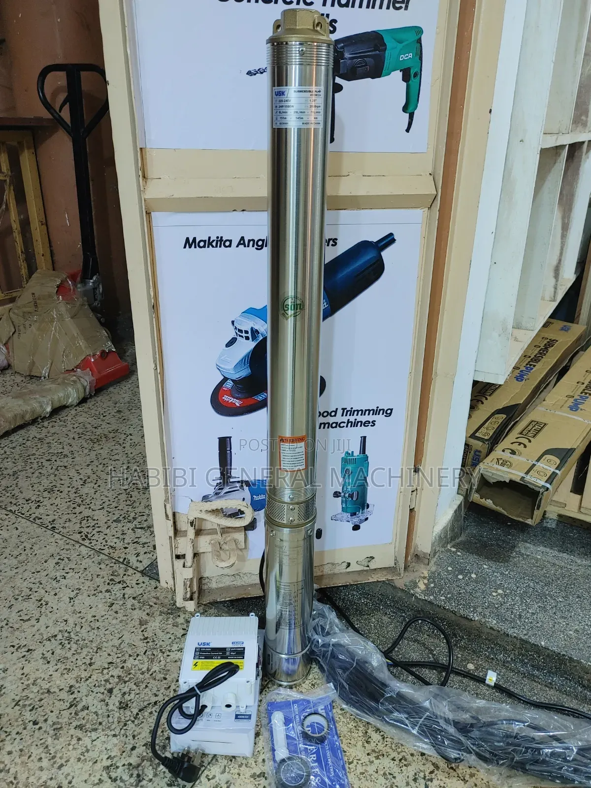 Durable 150m Submersible Deep Well Electric Water Pump