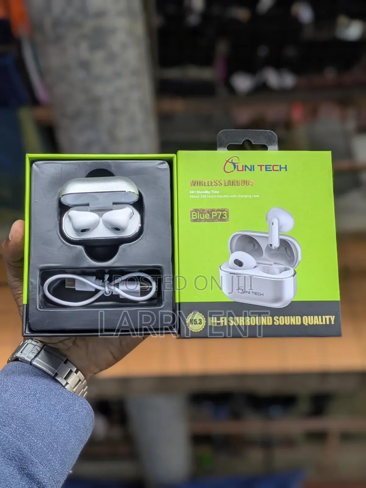 P73 Wireless Earbuds Bluetooth 5.3 Noise Reduction Earphones