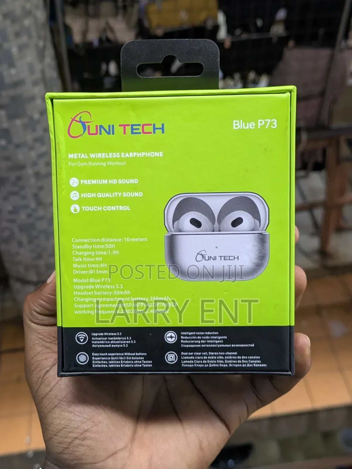 P73 Wireless Earbuds Bluetooth 5.3 Noise Reduction Earphones