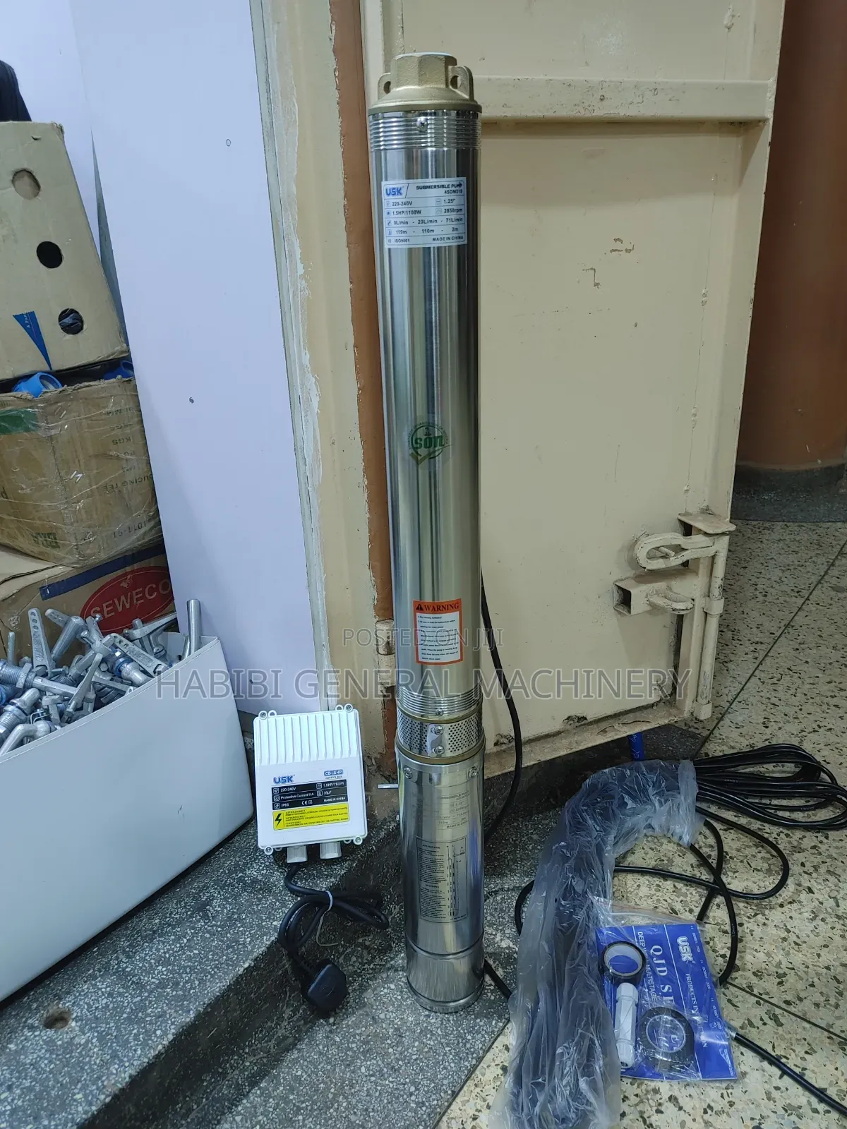 Deep Well/Submersible High Quality Electric 1.5hp Usk Water Pumps