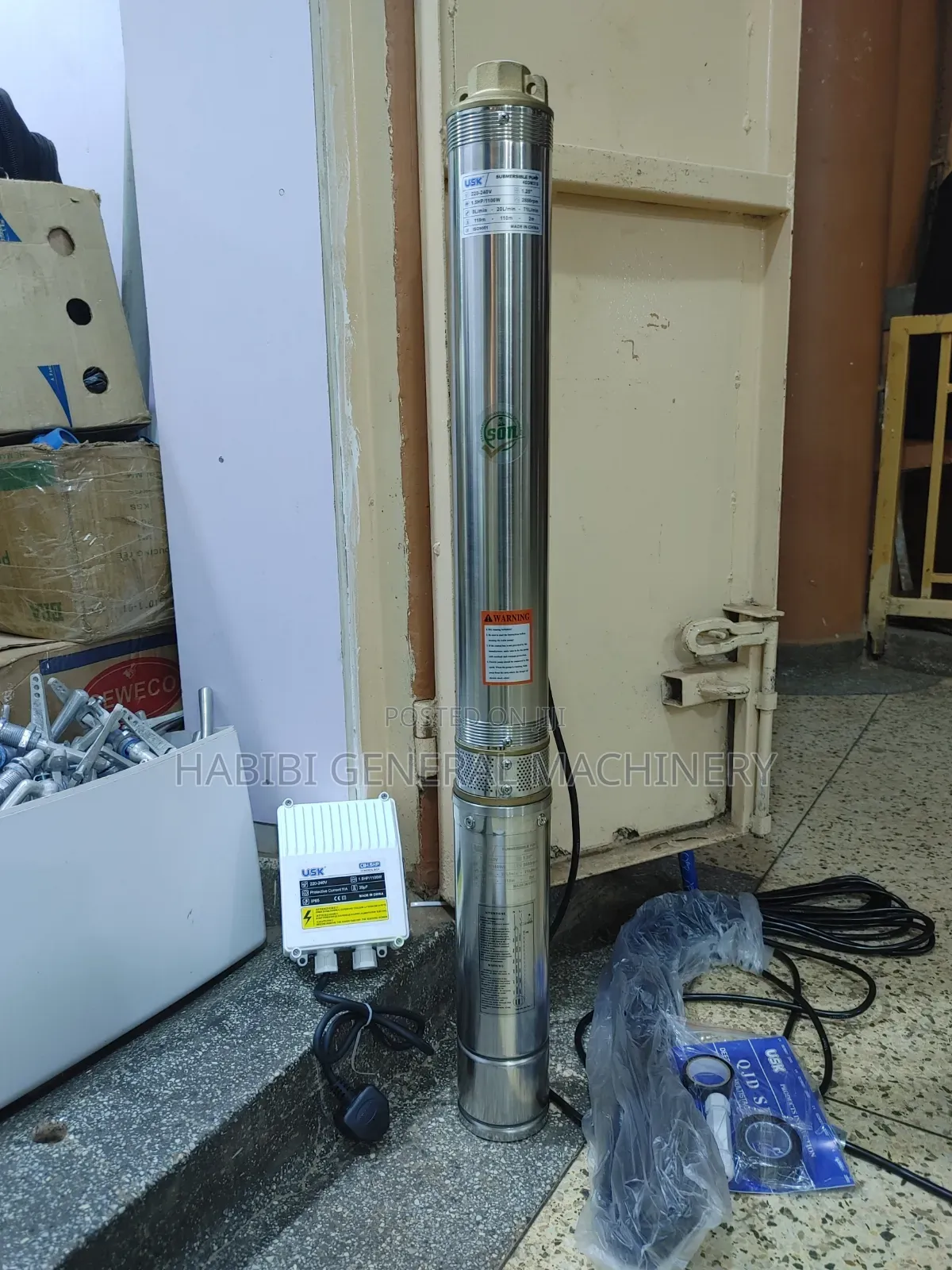 Deep Well/Submersible High Quality Electric 1.5hp Usk Water Pumps