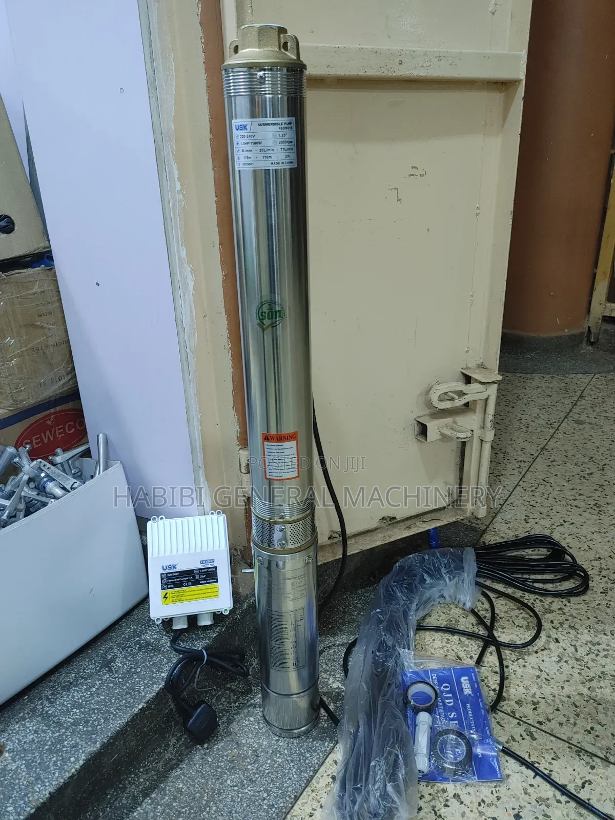 Deep Well/Submersible High Quality Electric 1.5hp Usk Water Pumps