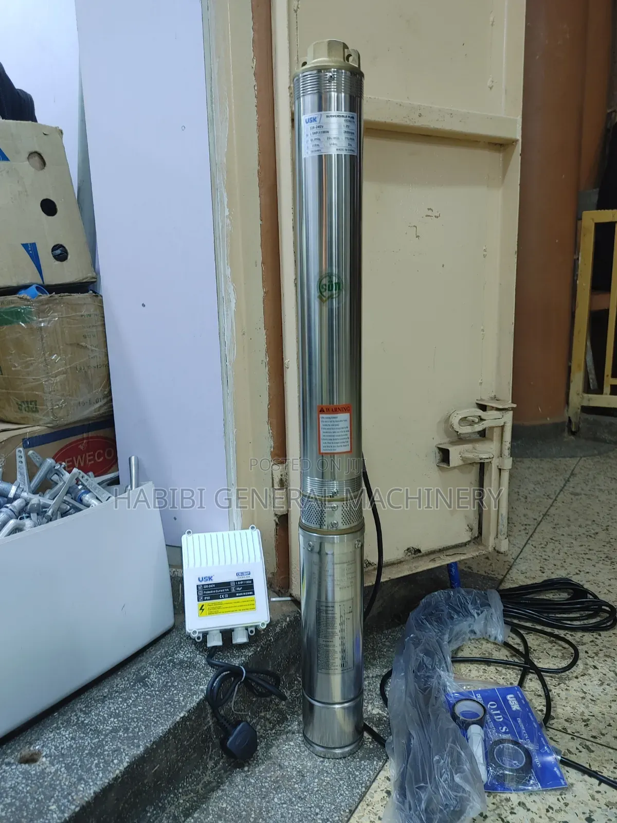 Deep Well/Submersible High Quality Electric 1.5hp Usk Water Pumps