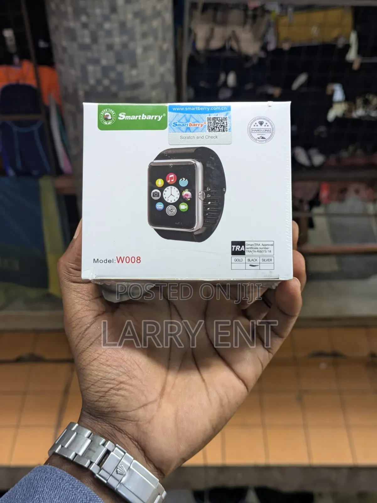 Smart Berry W008 Smartwatch Sim Card Support Android iPhone