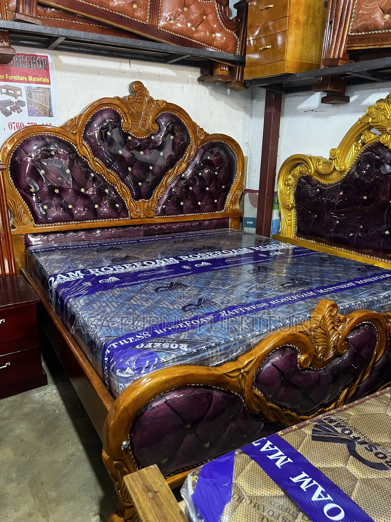 Well Designed Bed on Sale