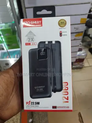 GO - SMART 12,000mAH Power Bank - 22.5 Fast Charging