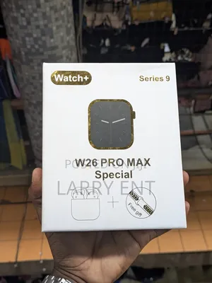 W26 Pro Max Smart Watch With Free Wireless Earphones