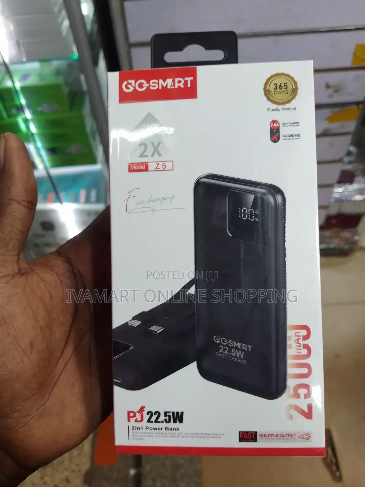 GO - SMART 25,000 mAH Power Bank - 22.5 Fast Charging
