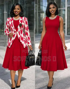 Ladies Elegant Two Piece Dress
