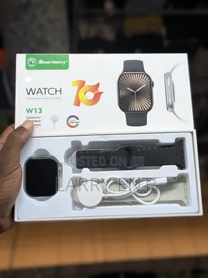 Smartberry 10 Series Smartwatch With 3 Straps Bluetooth Calling Watch