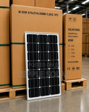40w Black Solar Panel for Homes, Farms Businesses Kampala