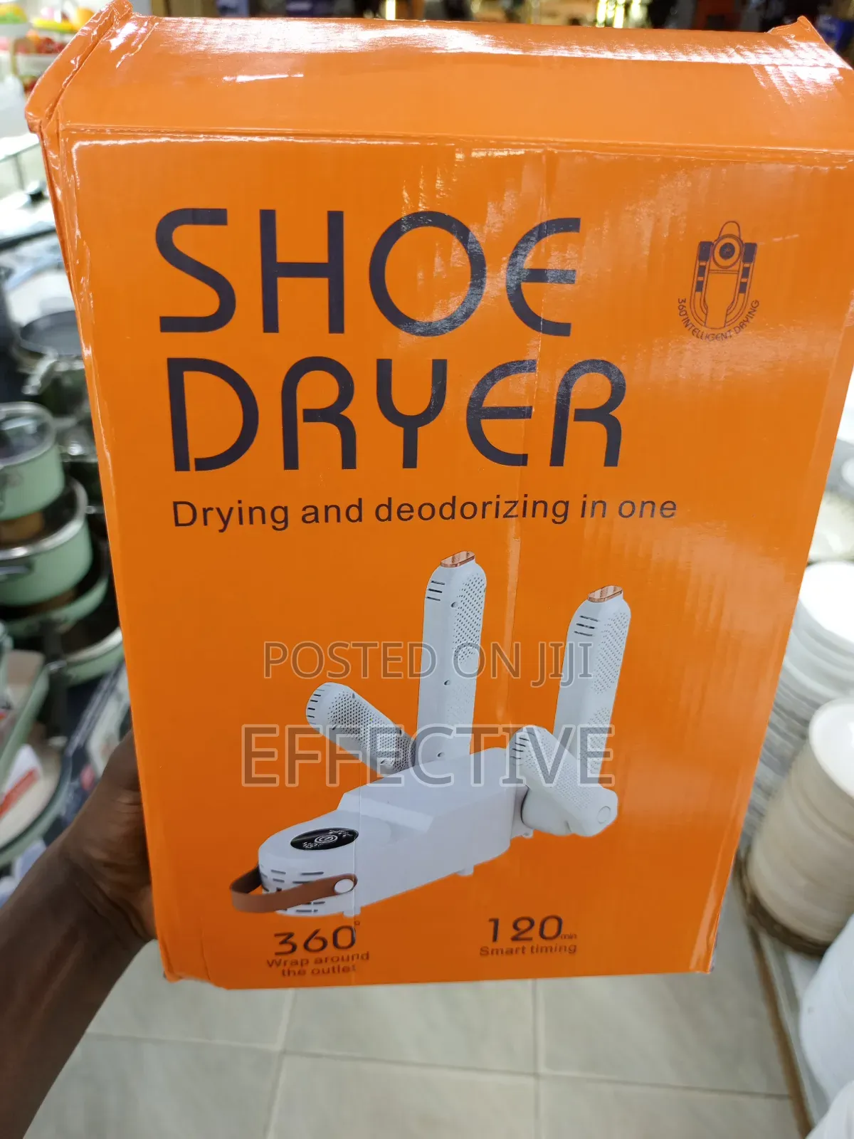 Portable Electric Shoe Dryer And Deodorizer.