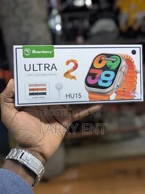 Smartberry Ultra 2 Smart Watch 3 Rubber Straps Android iPhone