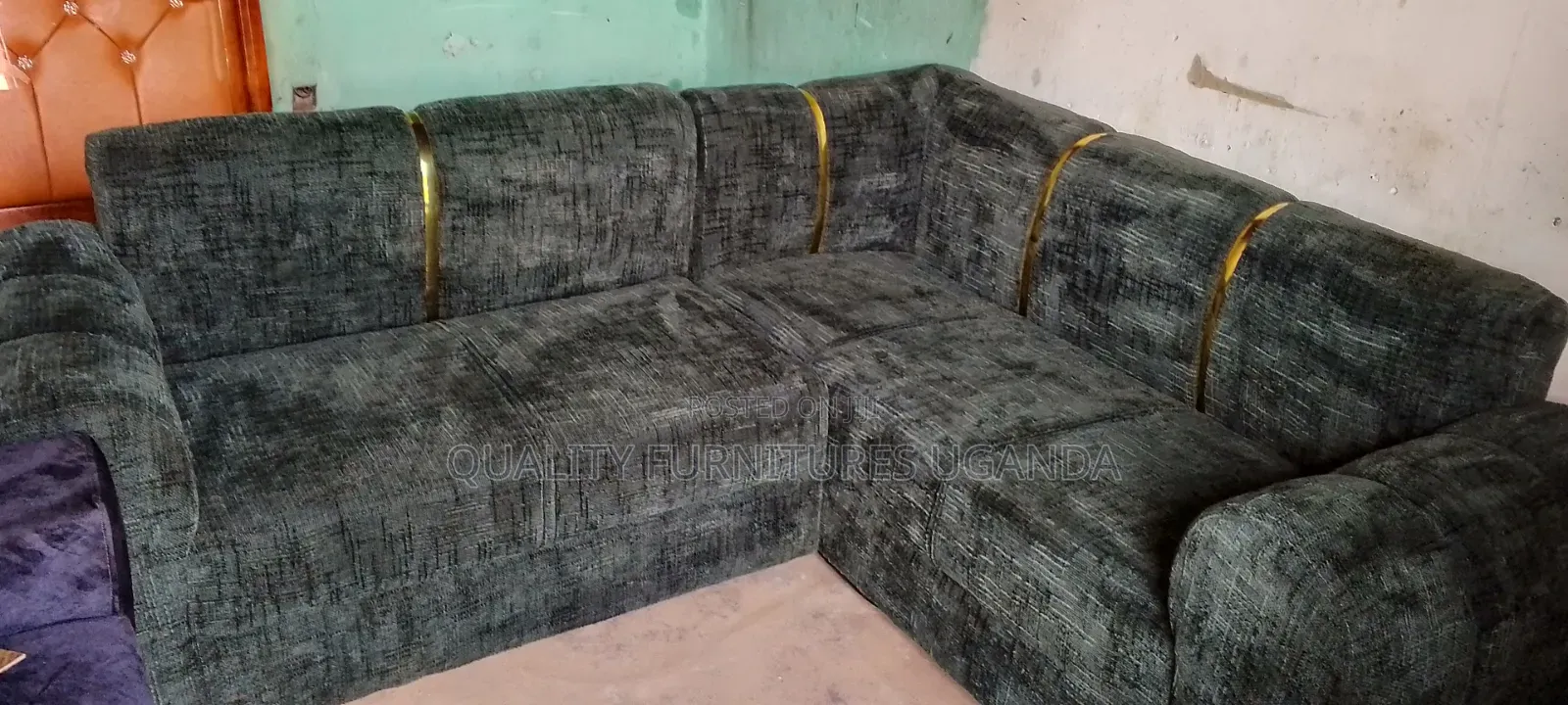 Sofa Set in Green Color