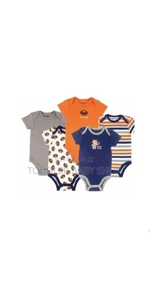 5 Piece Baby Body Suits