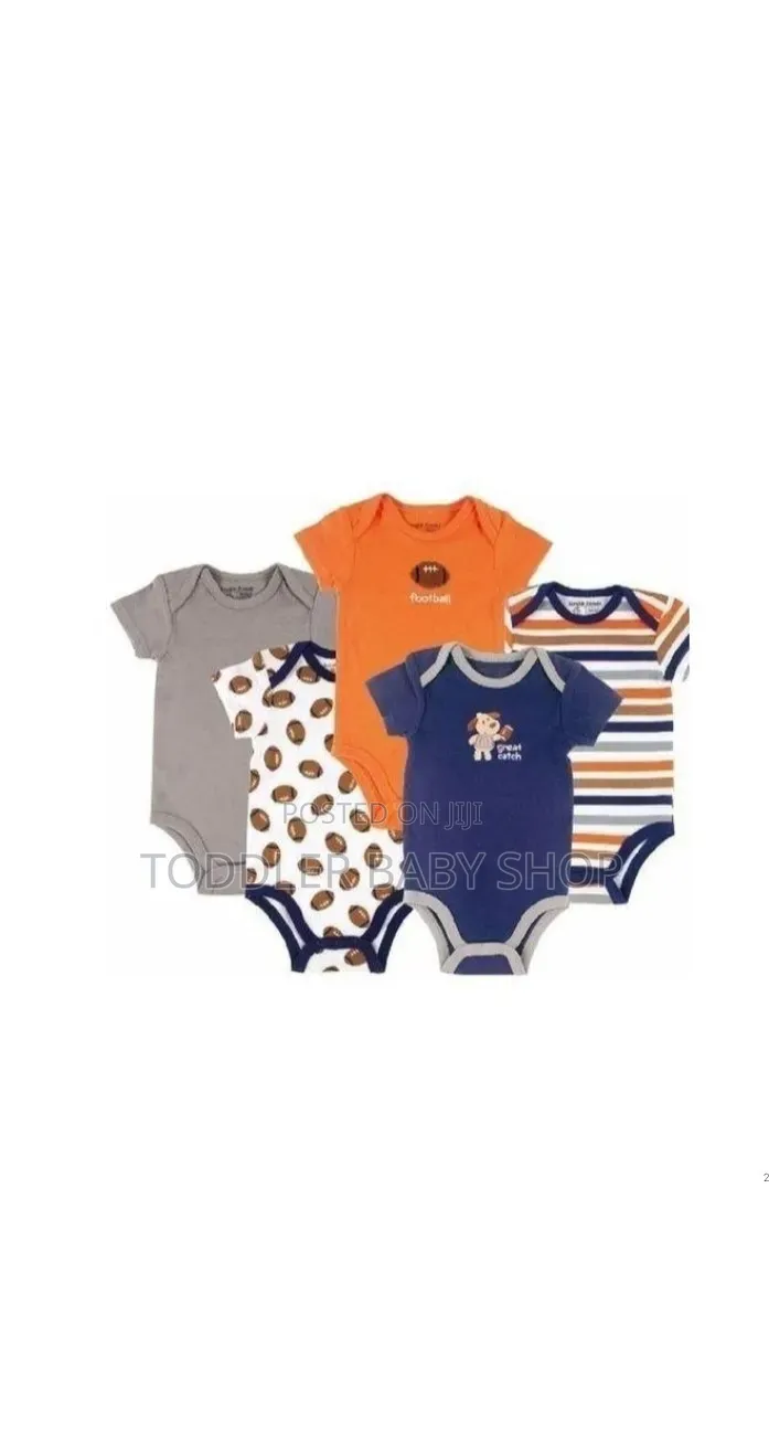 5 Piece Baby Body Suits