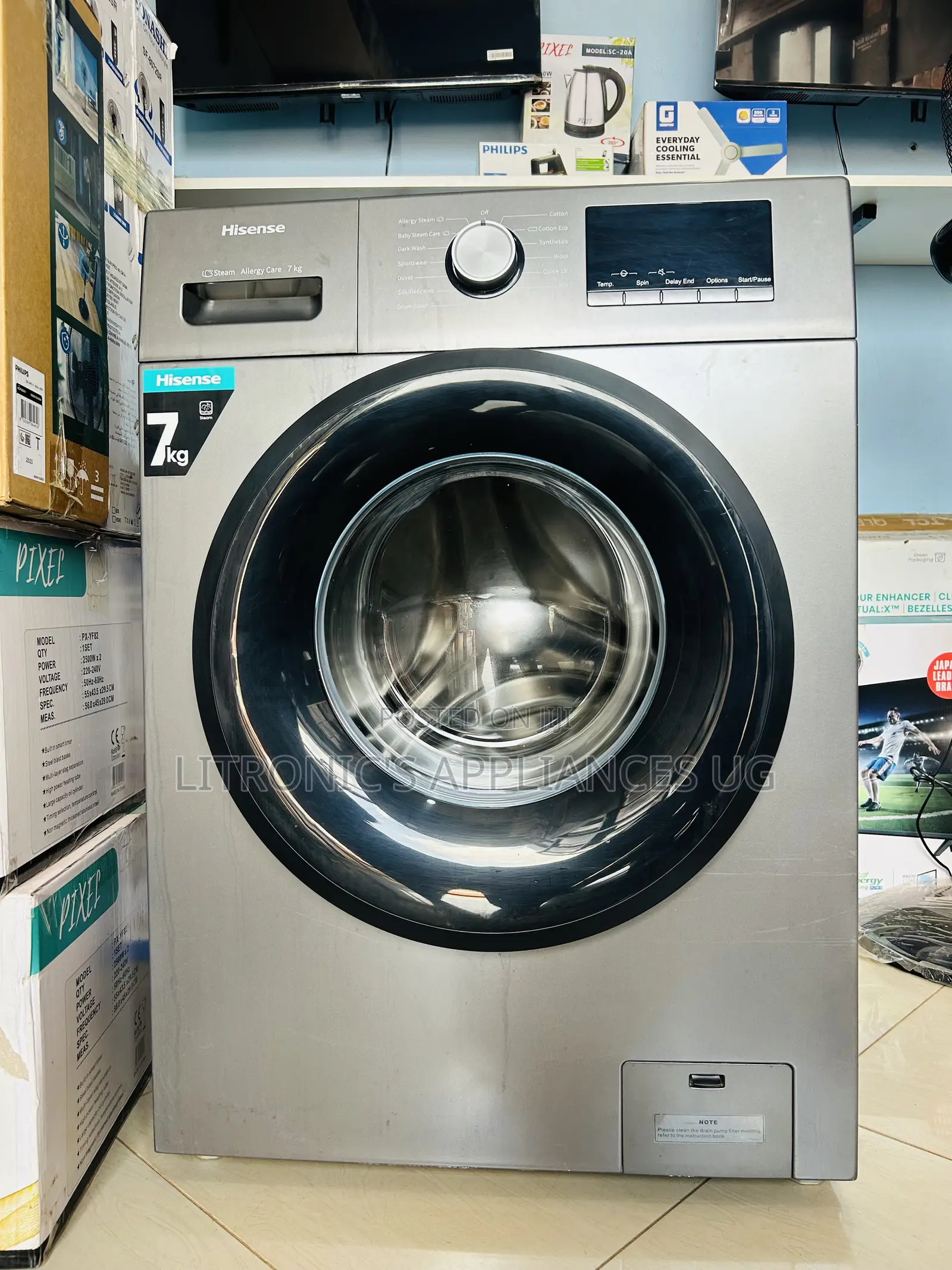 7kg Hisense Washing Machine Used