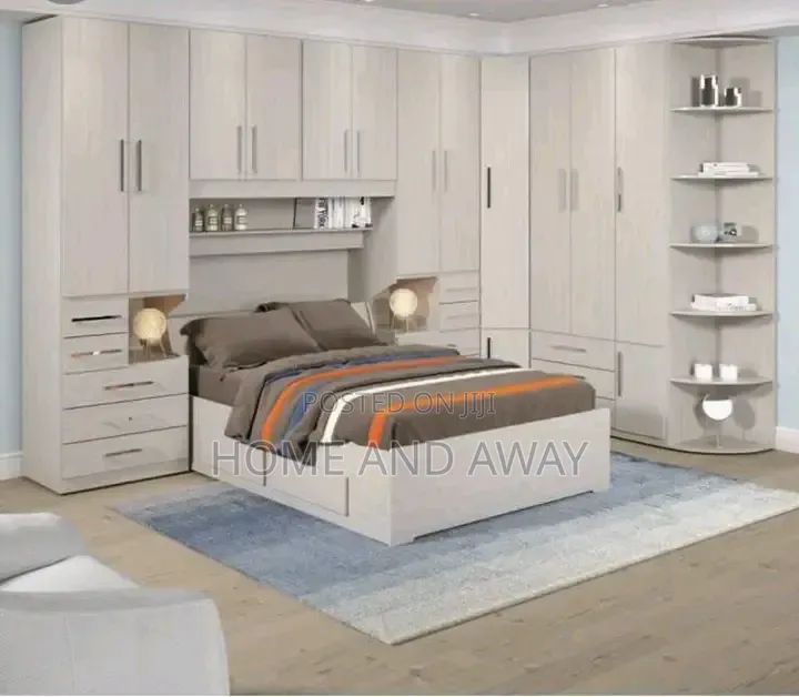 Space Saver Inbuilt Wardrobes With a Bed