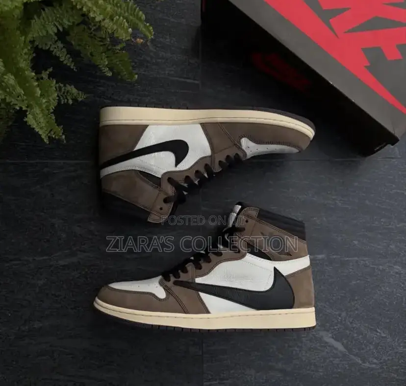 Dark Mocha Version of Nike Air Jordan 1 Retro High Travis Scott