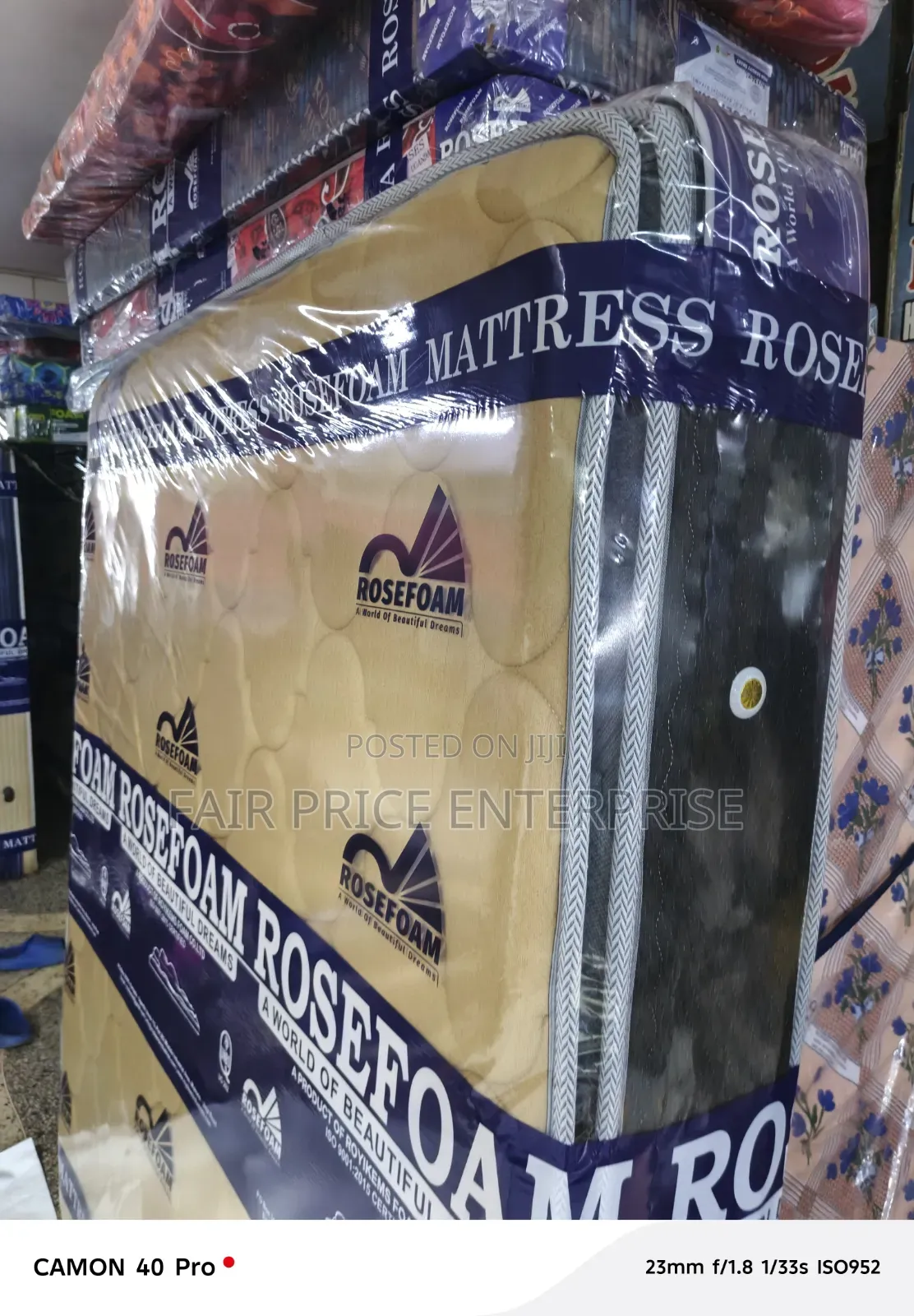 Spring Mattress Double Layer. 5x6x10 Inches. Rosefoam Mattresses