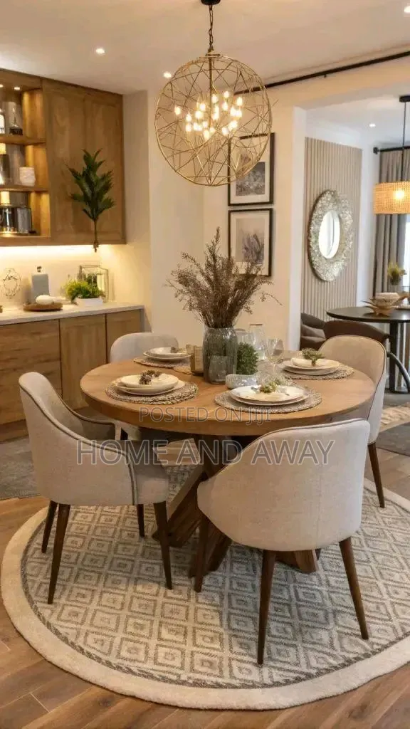 Heavy Duty 4 Seaters French Round Dining Sets Any Colour 2,000,000/-