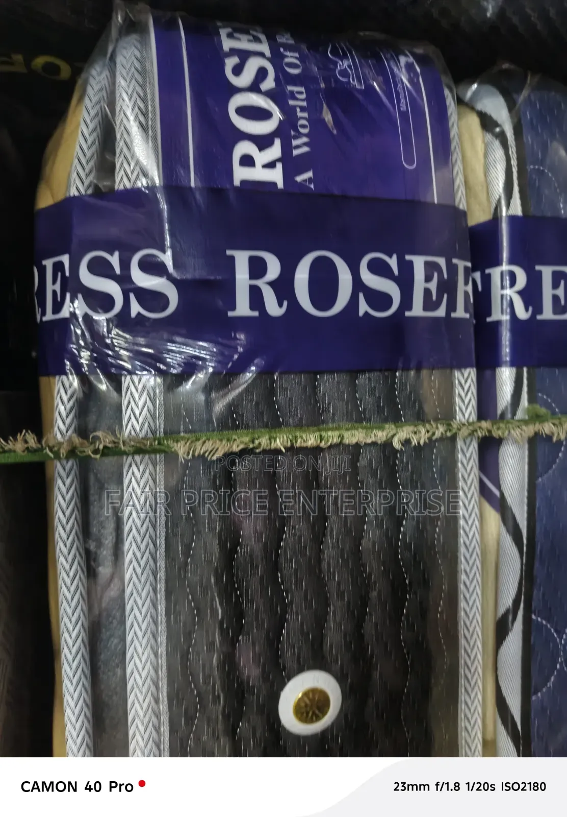 6x6x10 Inches. Quality Spring Mattress Double Layer. Rosefoam