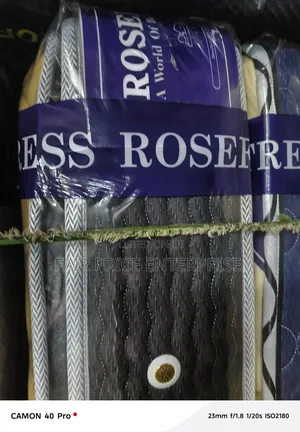 6x6x10 Inches. Quality Spring Mattress Double Layer. Rosefoam