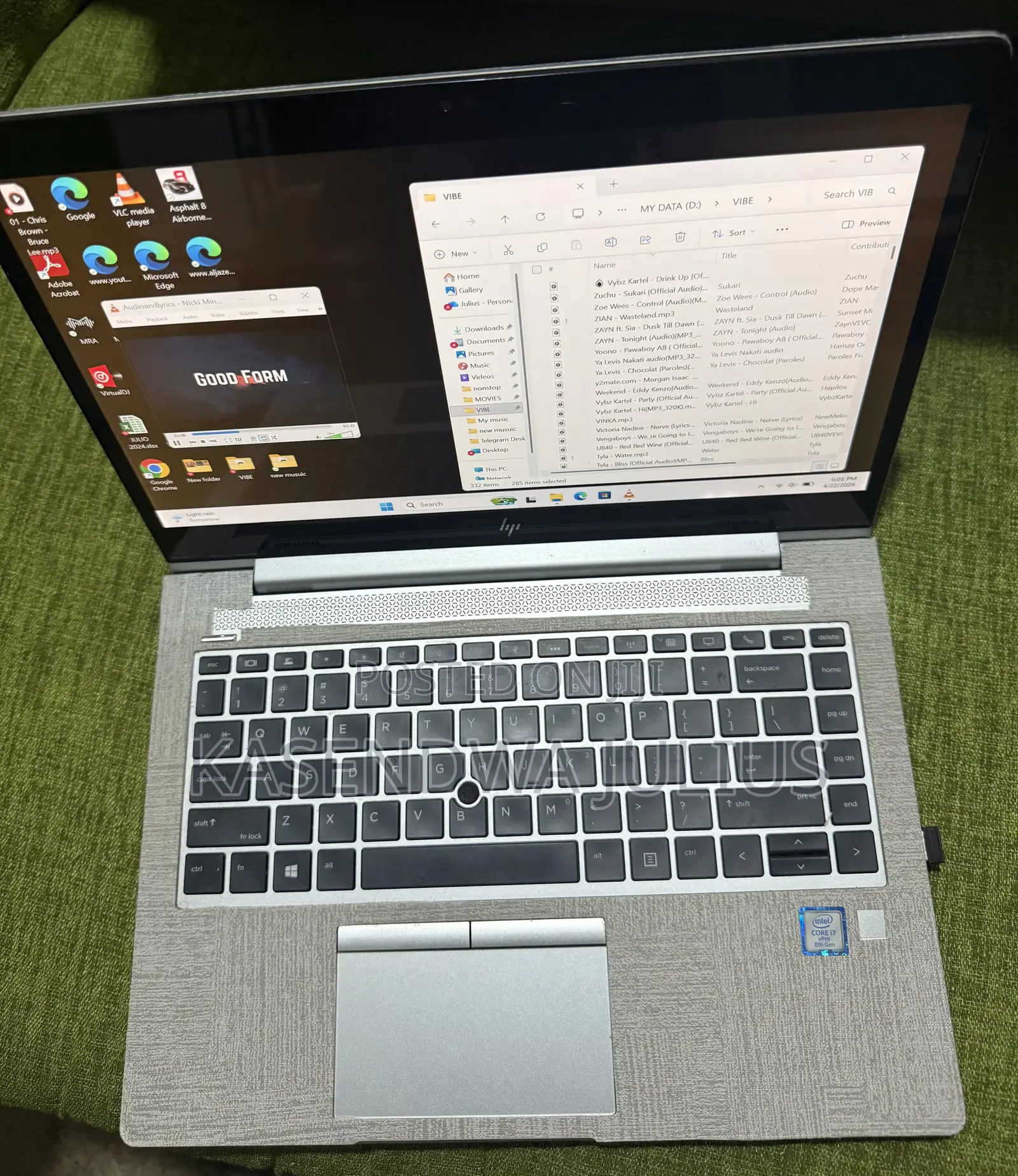 Laptop HP EliteBook 840 G5 16GB Intel Core i7 SSD 512GB