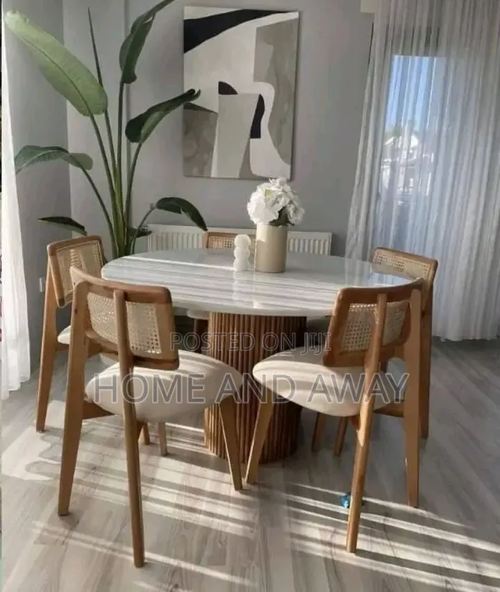 5 Seaters Rattan Back Round Dining Sets in Any Colour From 2,500,000/-
