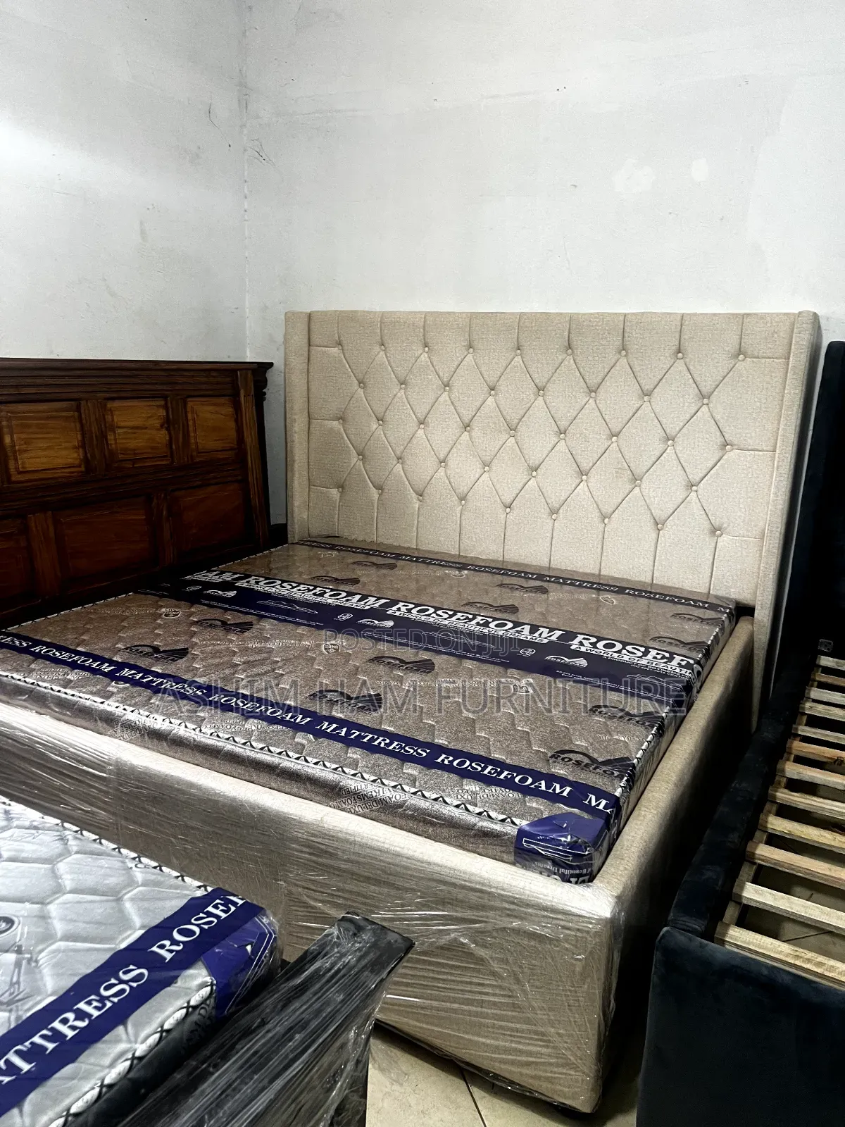 6by6 Buttoned Beds Available