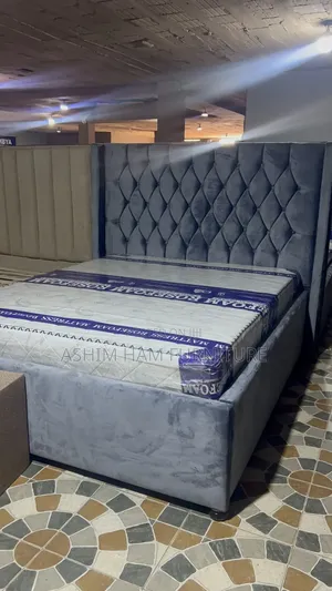 6×6 Square Bed in Fabric