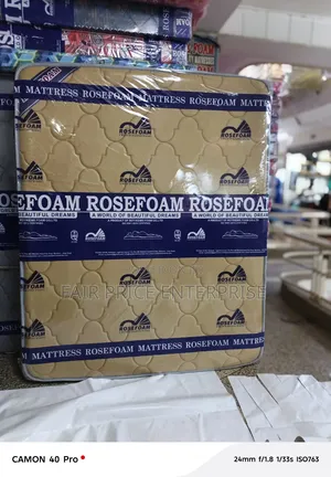6x6 By10 Inches. Spring Mattress Double Layer. Rosefoam Mattresses
