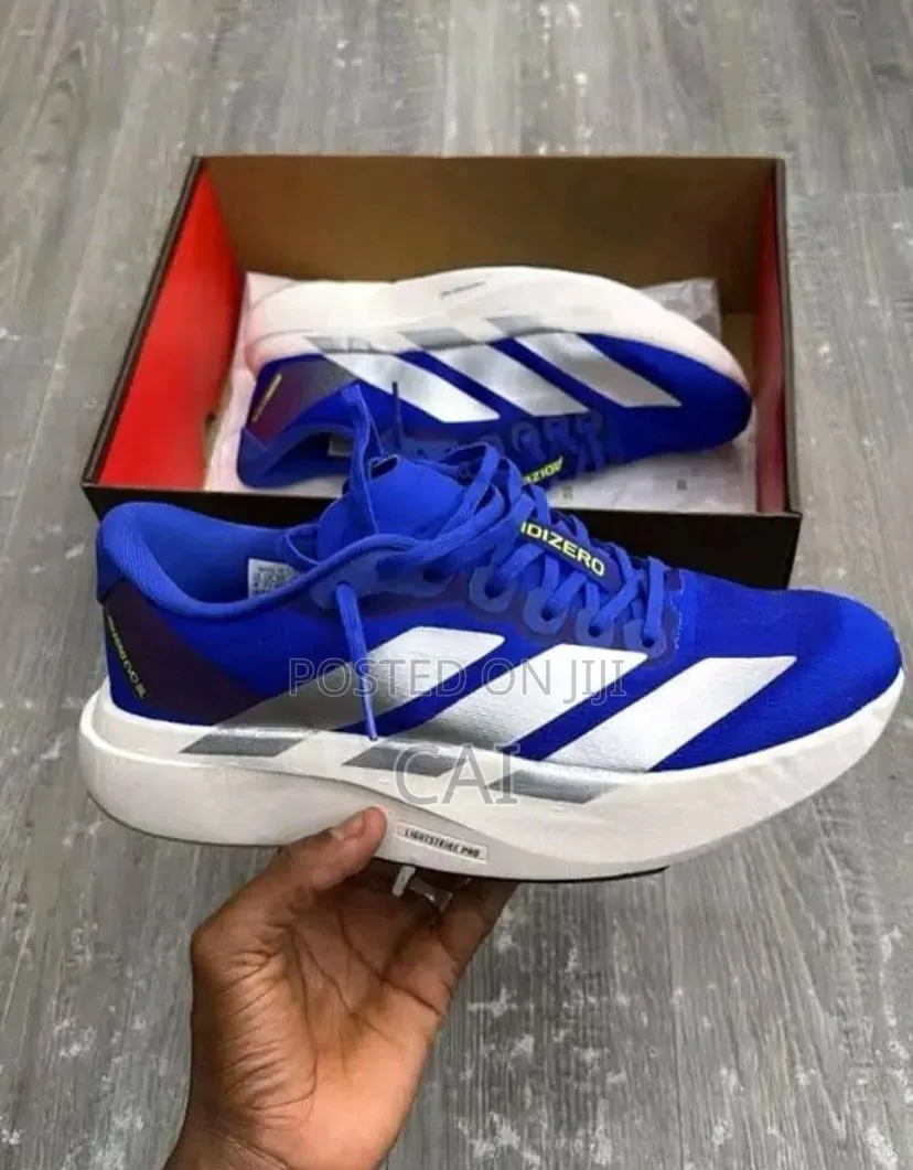 Adidas Adizero Evo Sl Running Shoe. Red, Blue, Black, White