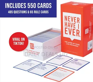 Never Have I Ever Card Game