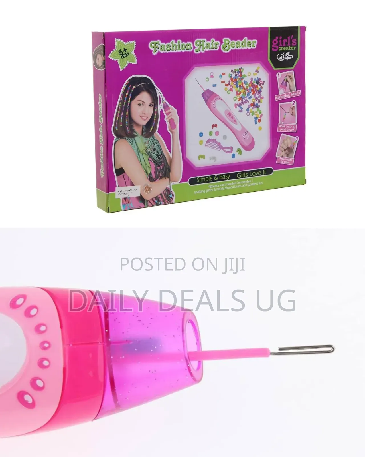 Beads for Making Hair Accessories, Hair Beads Toys for Girls